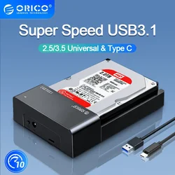 Orico Caja Externa USB-C para HDD y SSD - Alto Rendimiento