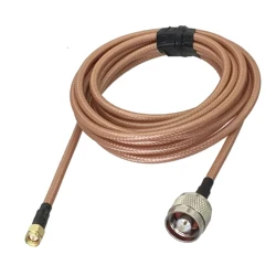 Cable Pigtail N Macho a SMA Macho RG142 Coaxial Blindado RF
