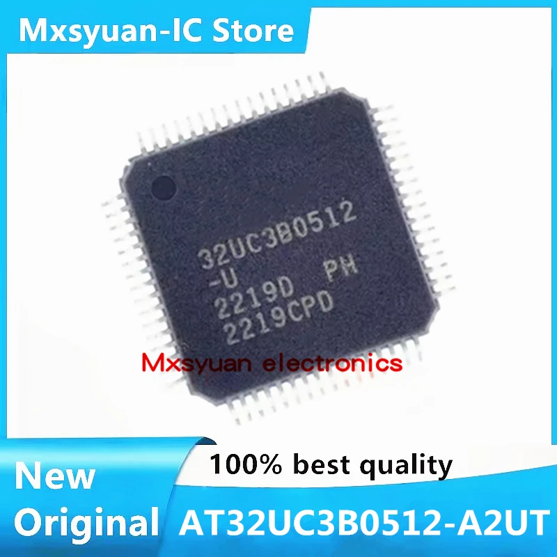 2 uds ~ 20 uds/lote 32UC3B0512-U 32UC3B0512 AT32UC3B0512-A2UT QFP64 100% nuevo stock original