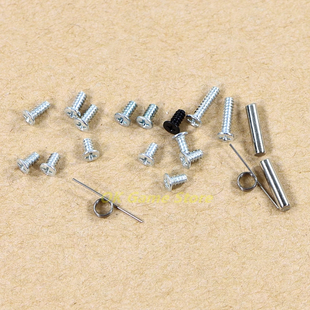 1 Juego de tornillos de juego completo + resortes L R + accesorios de Metal pequeños para Nintendo DS NDS Lite NDSL - imagen 5