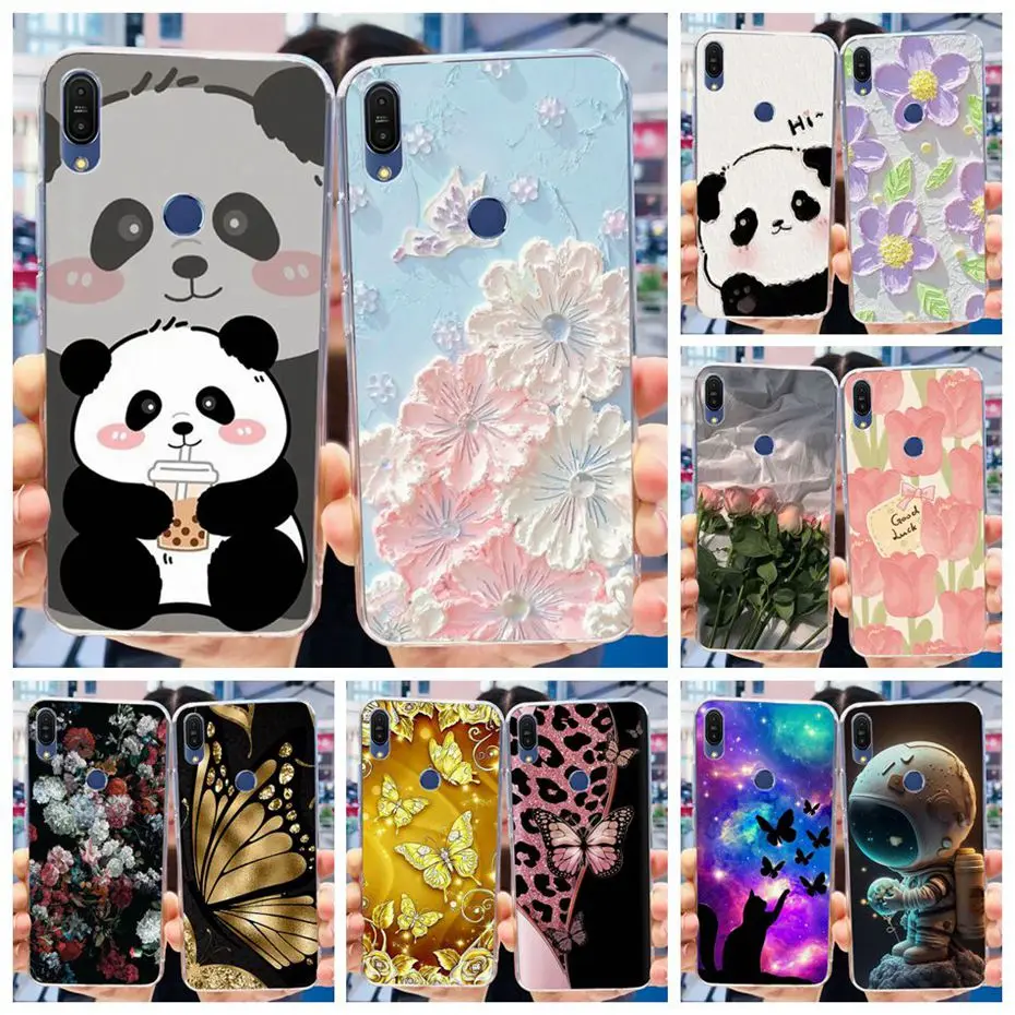 Funda con estampado para Asus ZenFone Max Pro (M1) ZB602KL ZB601KL, funda de TPU de silicona suave para Asus X00TD X00TDB, fundas de teléfono
