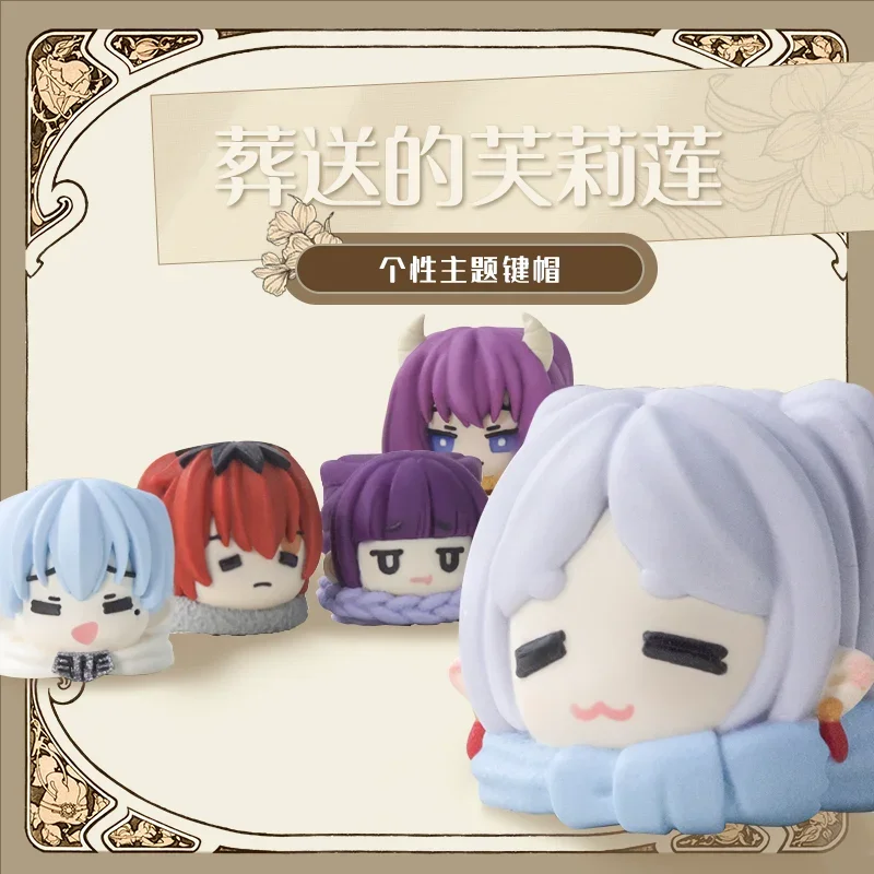 Teclas de Anime Frieren: Beyond Journey's End, teclas personalizadas para teclado mecánico, teclas de Anime japonés ESC DIY, regalos