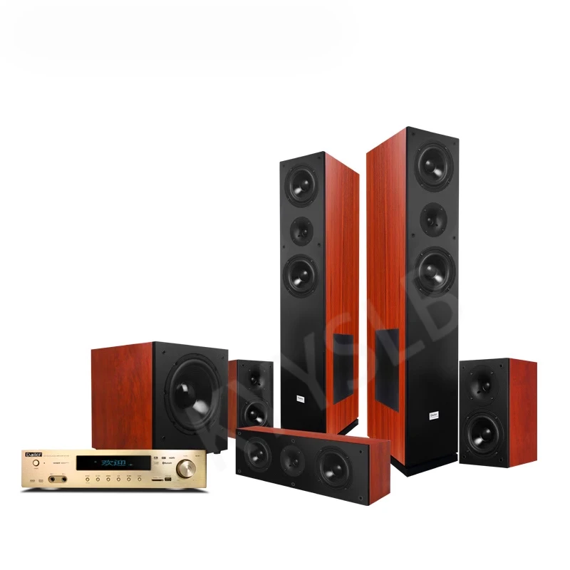 KYYSLB 1000-2000W 5,1 amplificador Bluetooth sistema de cine en casa Audio sonido DTS Dolby Amplificador 220V un conjunto - imagen 4