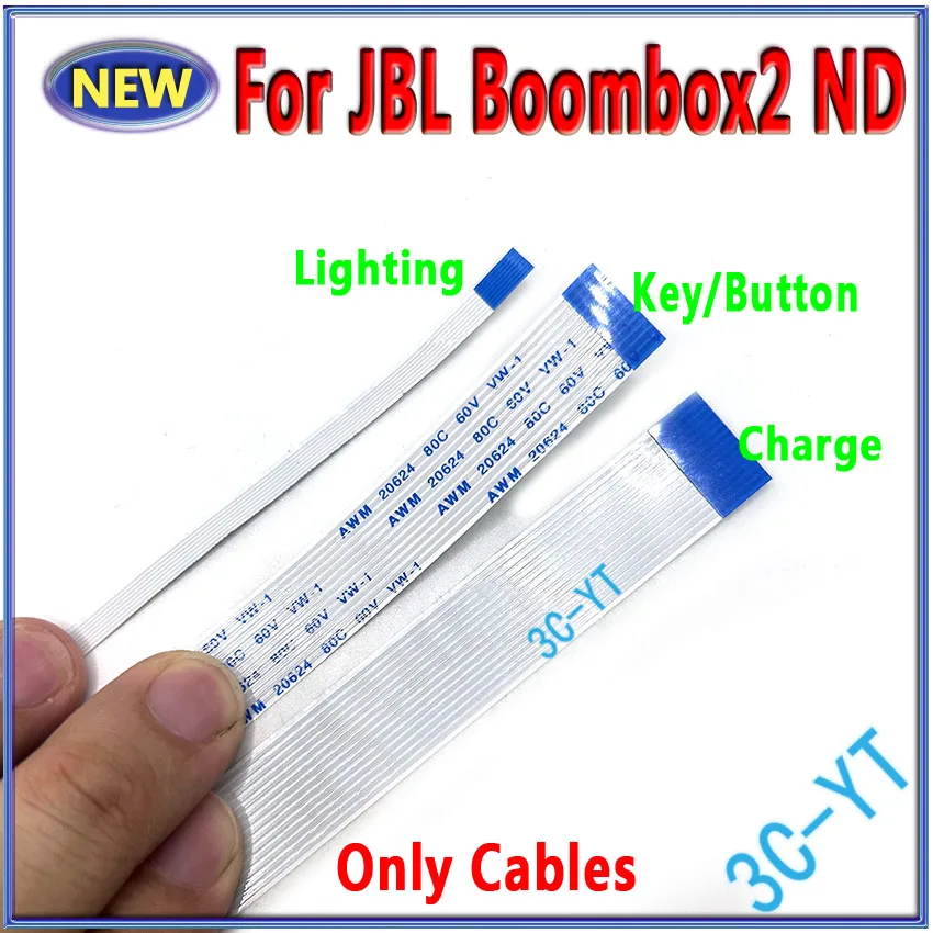 1 Uds nuevo Cable Flexible FFC FPC para JBL Boombox2 ND Cable flexible botón Cable de carga