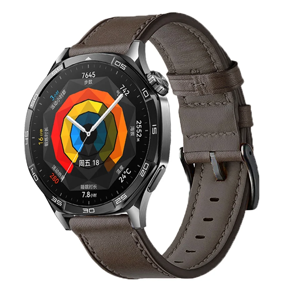 Correa de 22mm para Huawei Watch GT 5 GT5, correa de reloj inteligente de 46mm para Huawei Watch GT4 GT3 GT2 GT 4/3/2 Pro, pulsera de cuero de 46mm - imagen 3