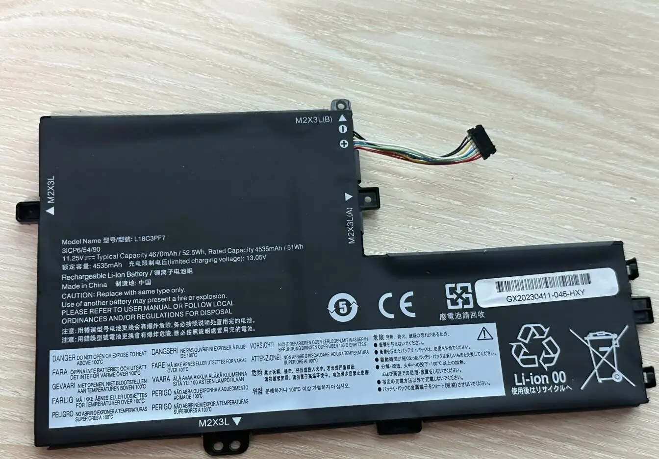 Batería de ordenador portátil L18L3PF3 para Lenovo IdeaPad S340 S340-14API/14IIL/14IML/14IWL,S340-15API/15IIL/15IML/15IWL,C340-15IIL - imagen 4