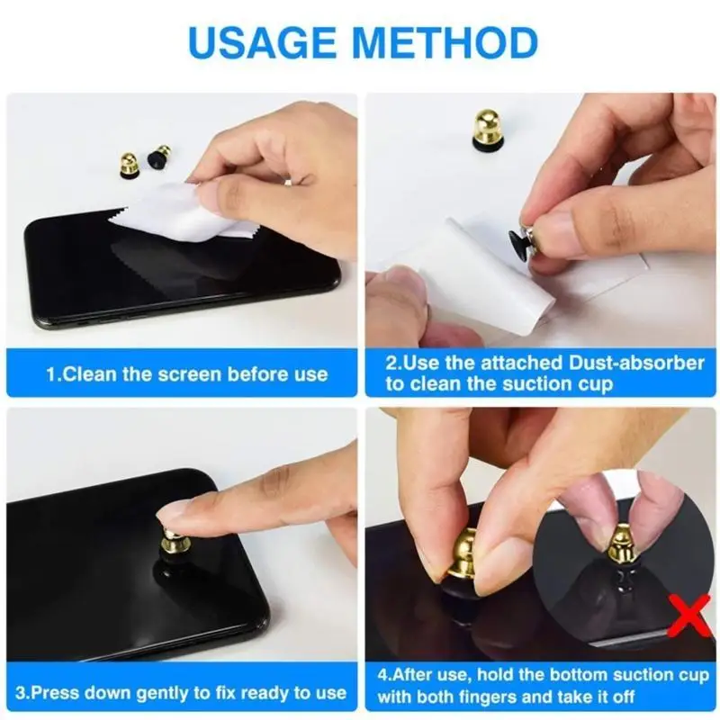 R53C Mini Game Rocker Controller Gamepad Teléfono móvil Botones ventosa conductora - imagen 2