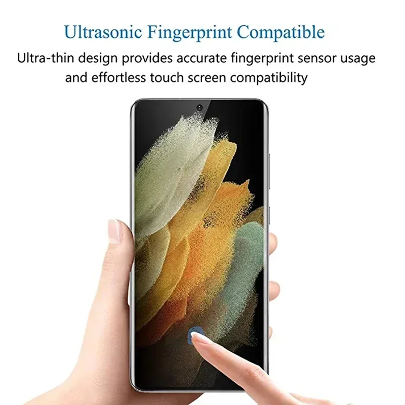 4 Uds película de hidrogel antiespía para Samsung S21 S20 S22 S23 S24 Ultra FE Note 20 10 S25 S10 S9 S8 Plus S10E Protector de pantalla de privacidad - imagen 4