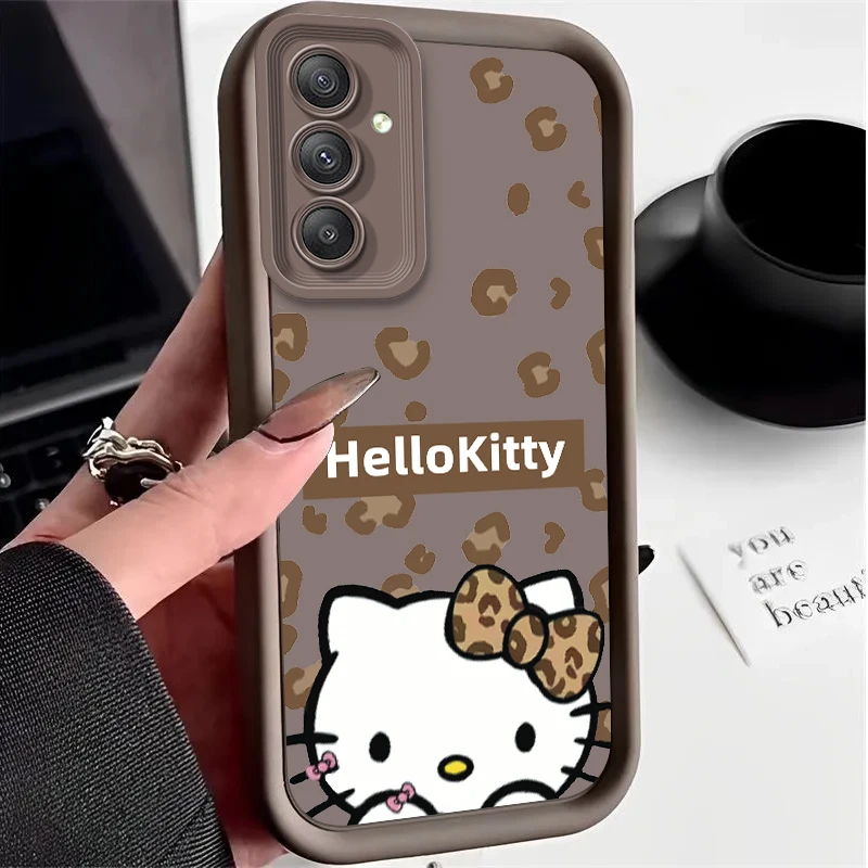Funda Hello Kitty para Samsung Galaxy A73 A72 A71 A55 5G A54 A52 A52S A51 4G A31 A30 A24 A23 A22 A21S A20S A20 A14 A13 A12 - imagen 2
