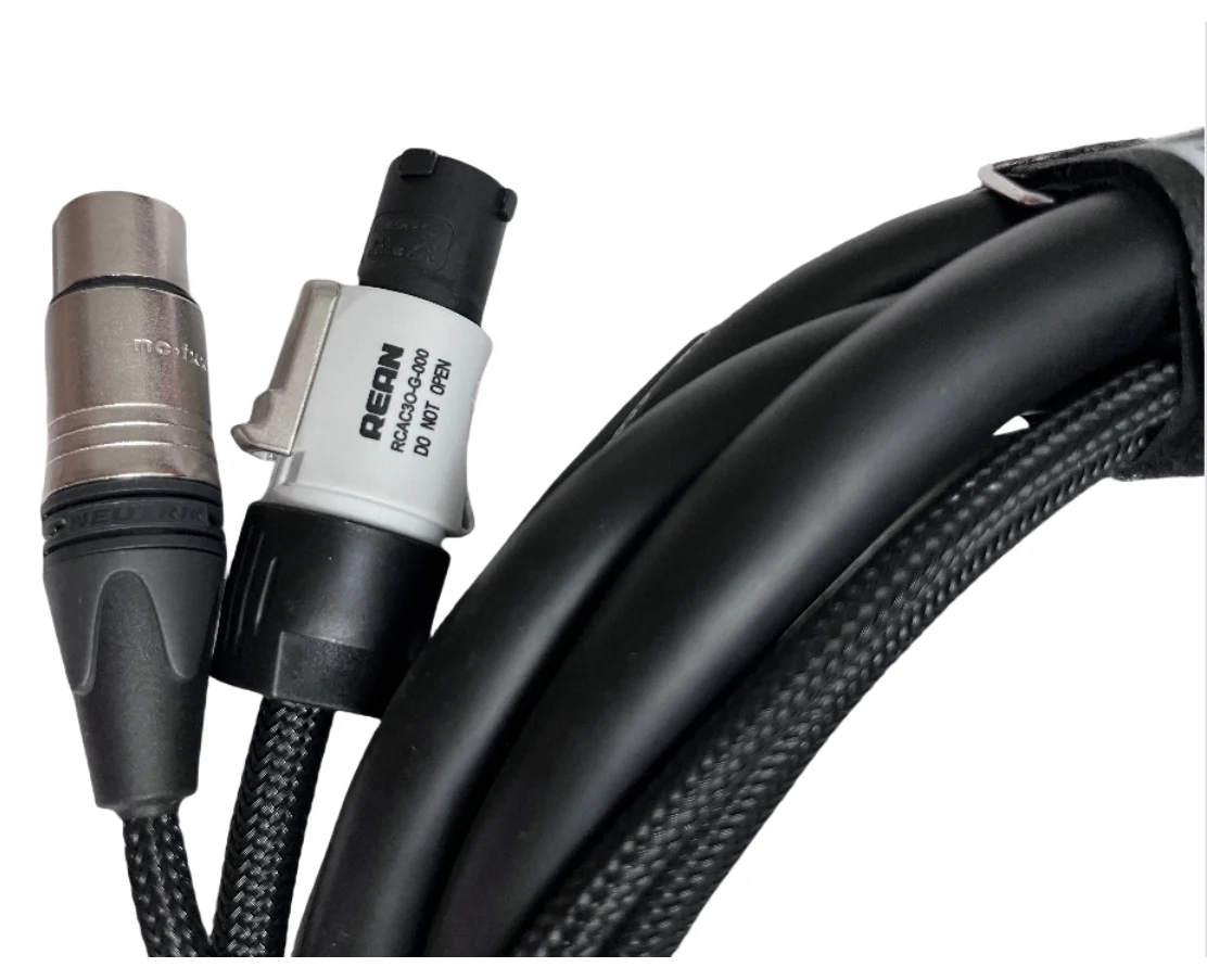 LASE-Cable combinado de Audio y datos triamés, 12 pies (3,65 M), para altavoz alimentado Line Array - imagen 3