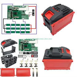 Caja batería SZ 15 ranuras que incluye tornillo placa circuito protecciones para celda 21700