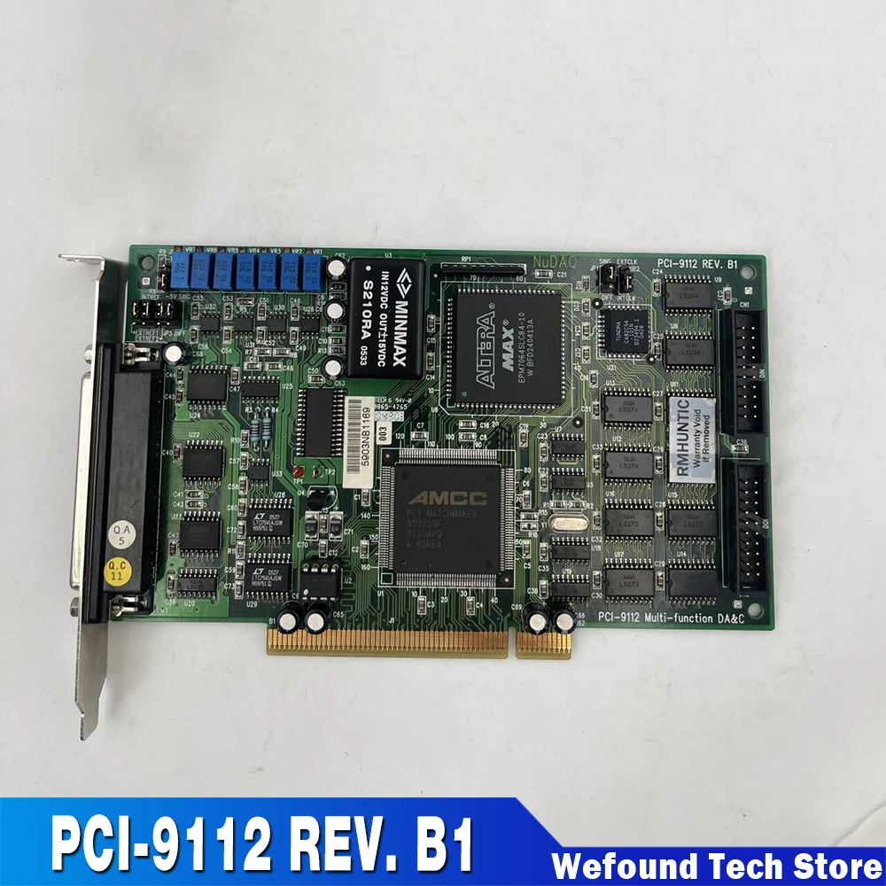 Tarjeta de adquisición PCI Datos multifuncionales PCI-9112 REV. B1 - imagen 3