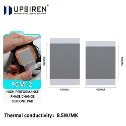 Almohadilla Térmica Upsiren PCM-2 para CPU y GPU – Cambio de Fase