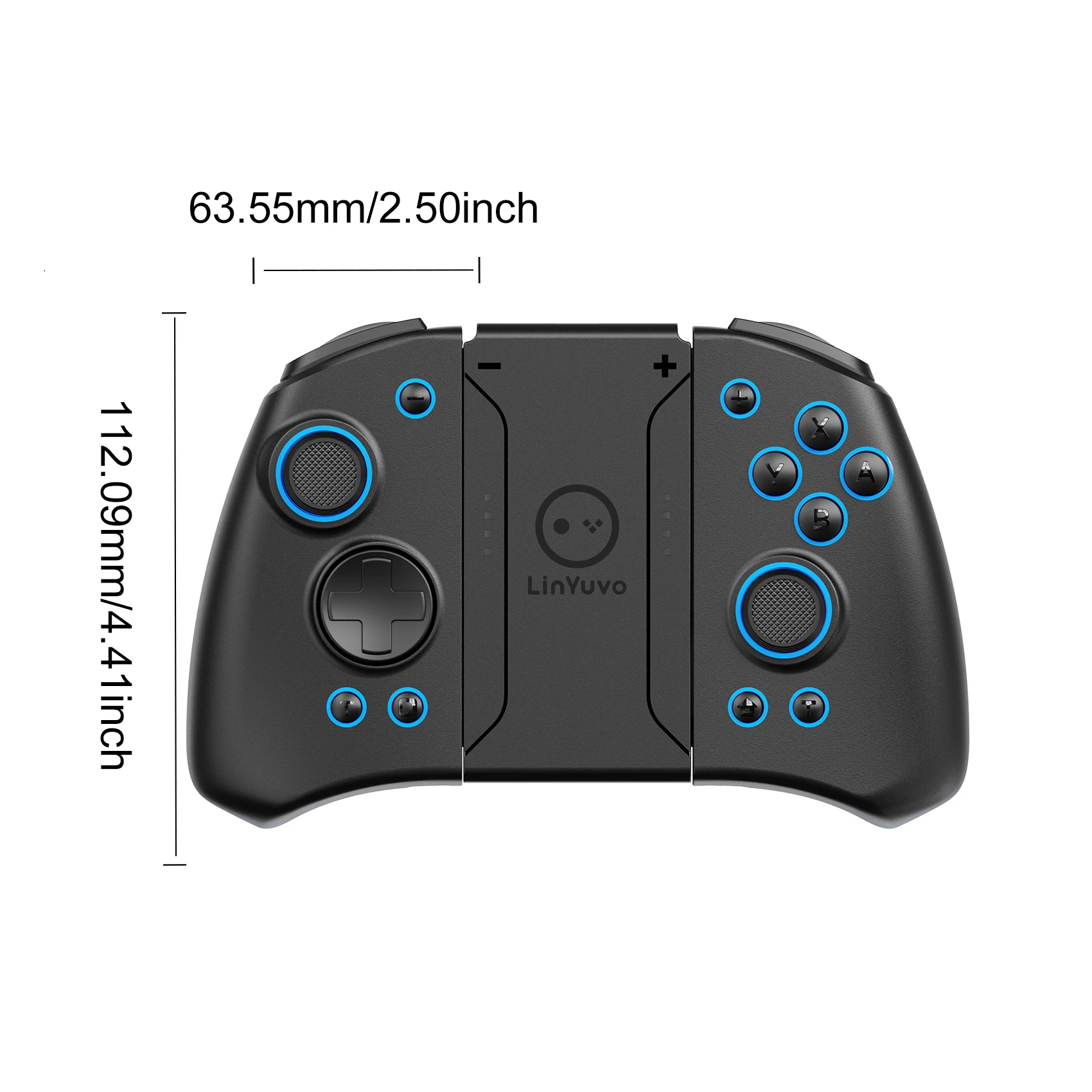 Joypad inalámbrico Meteor Light con botones mecánicos para interruptor/interruptor OLED, con giroscopio programable de 6 ejes, Turbo y vibración - imagen 4