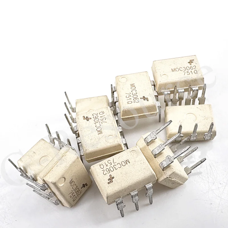 (10 uds) MOC3062M MOC3062 DIP-6 chip fotoacoplador controlador de tiristor bidireccional
