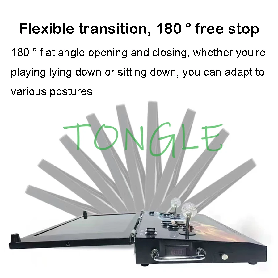 Nueva consola de juegos Arcade portátil de mano pantalla HD de 19,5 pulgadas reproductores duales Pandoras Box DX 26800 en 1, máquina de videojuegos Retro - imagen 3