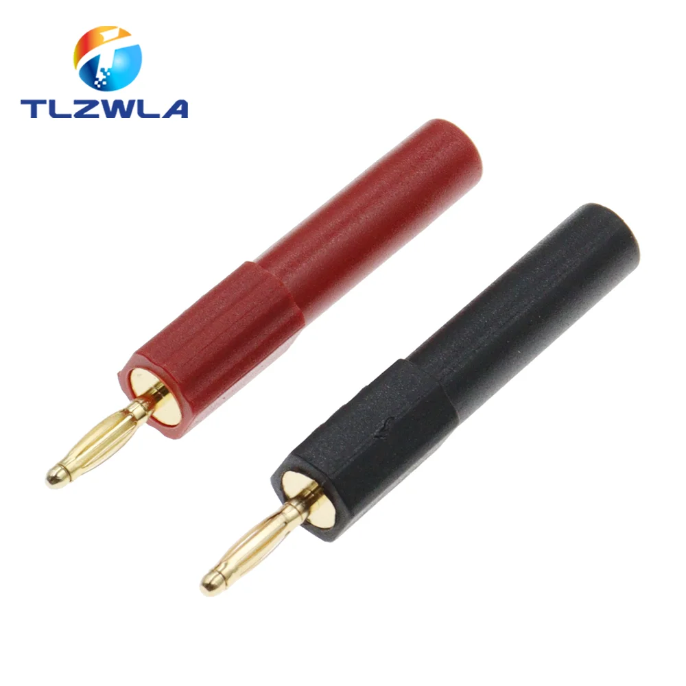 4 Uds. Mini conector Banana macho chapado en oro de 2MM a conector hembra de 4MM adaptador de 2MM a 4MM - imagen 4