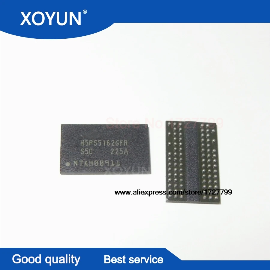 (4 piezas) 100% nuevo H5PS5162GFR S5C H5PS5162GFR-S5C BGA Chipset