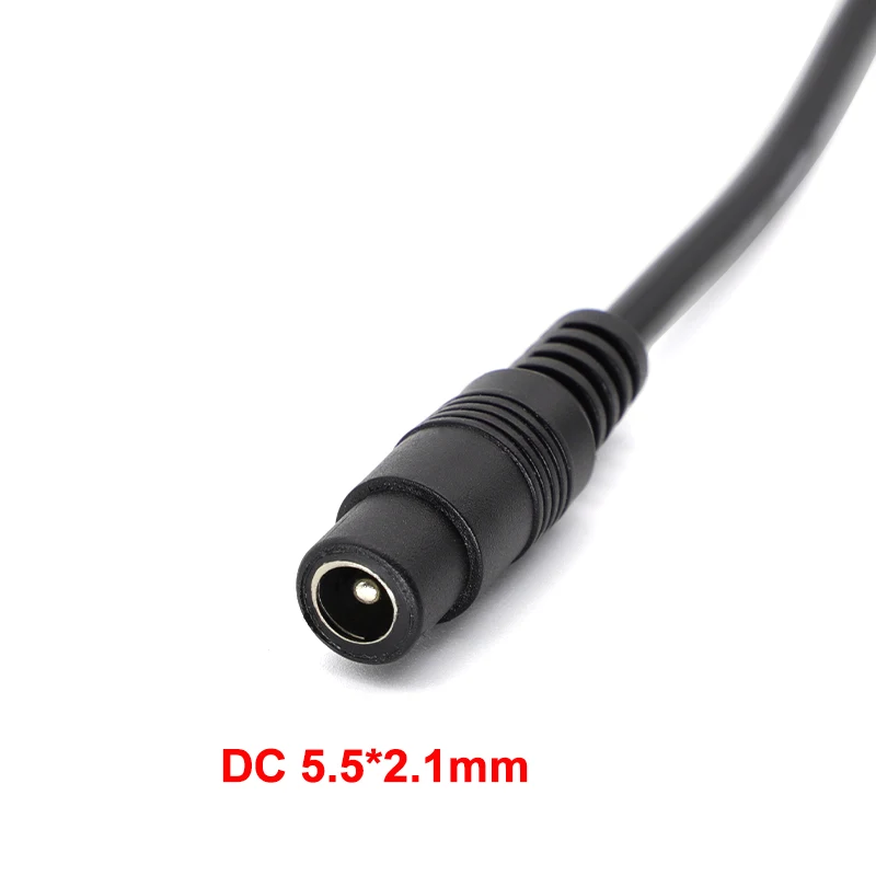 1/2/5 Uds línea de conversión de energía CC 5,5*2,1mm hembra a 5,5*2,5mm macho enchufe de ángulo recto Cable de extensión adaptador 15cm - imagen 5