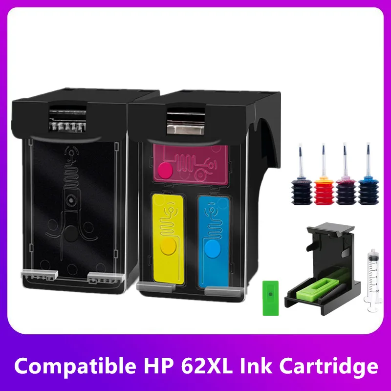 Cartucho recargable de repuesto 63XL HP 63 XL para impresoras HP63 Deskjet 1110 1111 1112 2130 2131 2132