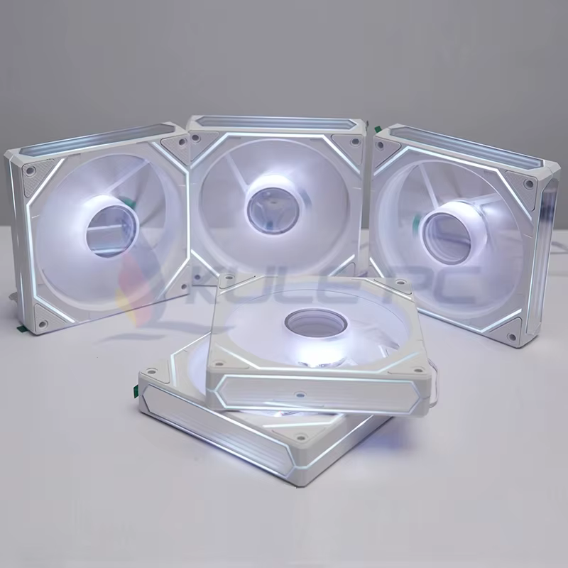 OEM PRISM 6 PRO ventilador de chasis de computadora 120mm 5V 3PIN ARGB 4 pines PWM ventilador de refrigeración silencioso 12V gran volumen de aire 45.2CFM/600-1500RPM - imagen 4