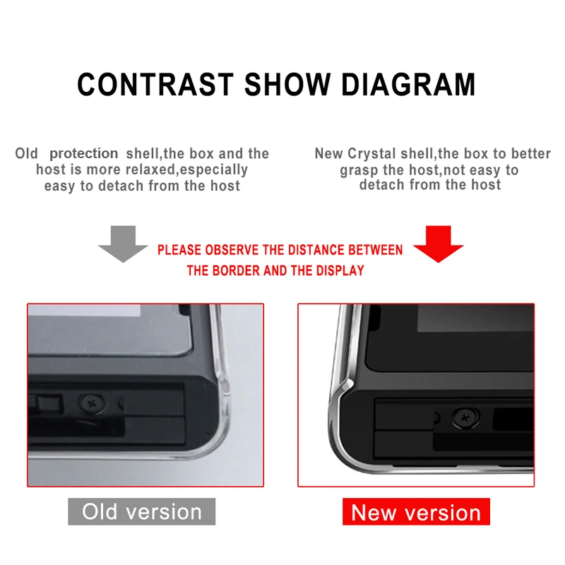 Para Nintendo Switch consola funda protectora dura poner en el muelle Switch funda de protección dividida cubierta de PC consola NS carcasa dura - imagen 3