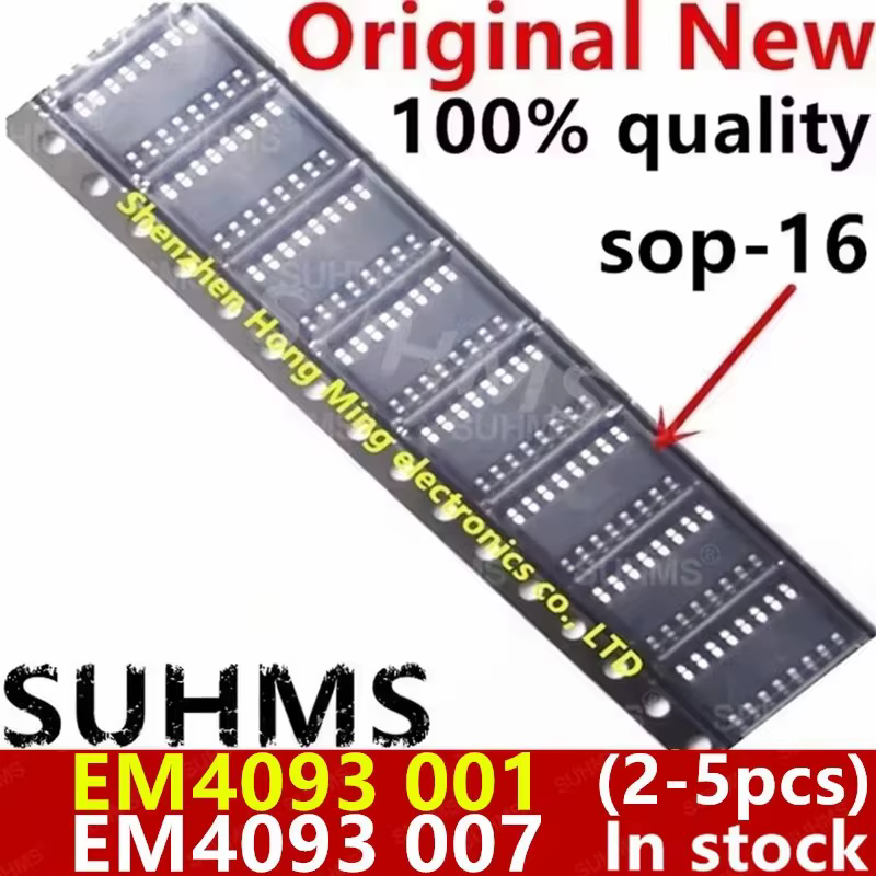 Chip RFID EM4093 13,56 MHz - Módulo Lector SOP-16