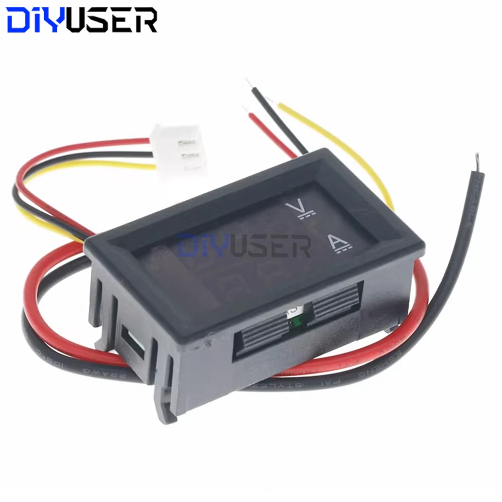 0-100V 10A Volt Amp Meter Pantalla LED dual - Panel de prueba de corriente de voltaje CC para batería de automóvil, fuente de alimentación - imagen 4
