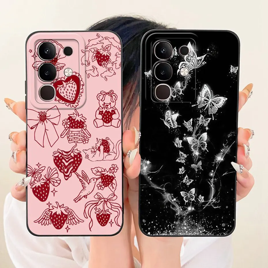 Bonita funda de teléfono estampada para Vivo Y29 4G, fundas de silicona suave a prueba de golpes para Vivo Y29 4G V2434, fundas para parachoques - imagen 5