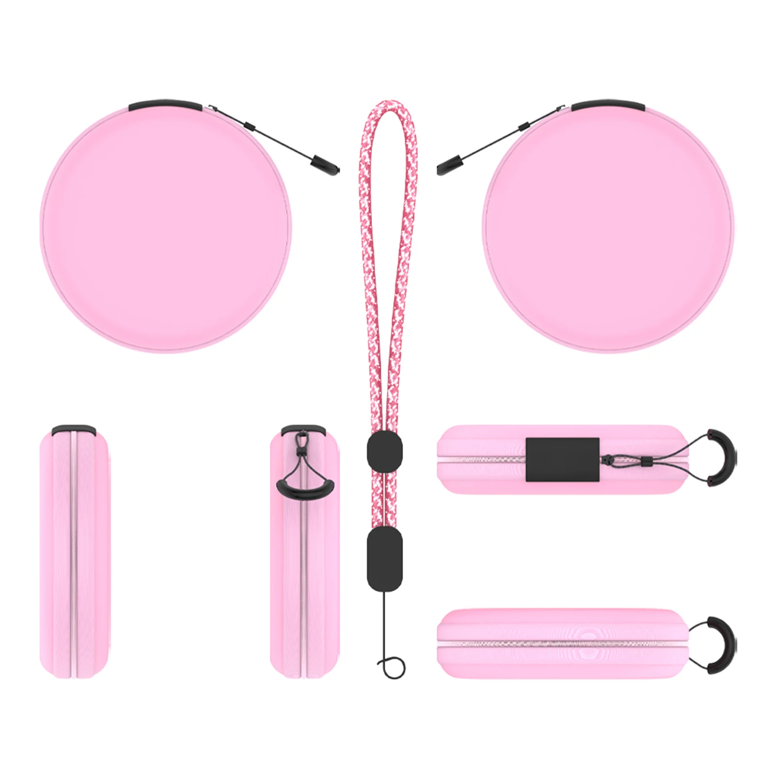 Funda protectora de almacenamiento portátil con cordón y mosquetón, Mini bolsa de almacenamiento, accesorios de Estuche De Viaje para Tamagotchi Paradise - imagen 4