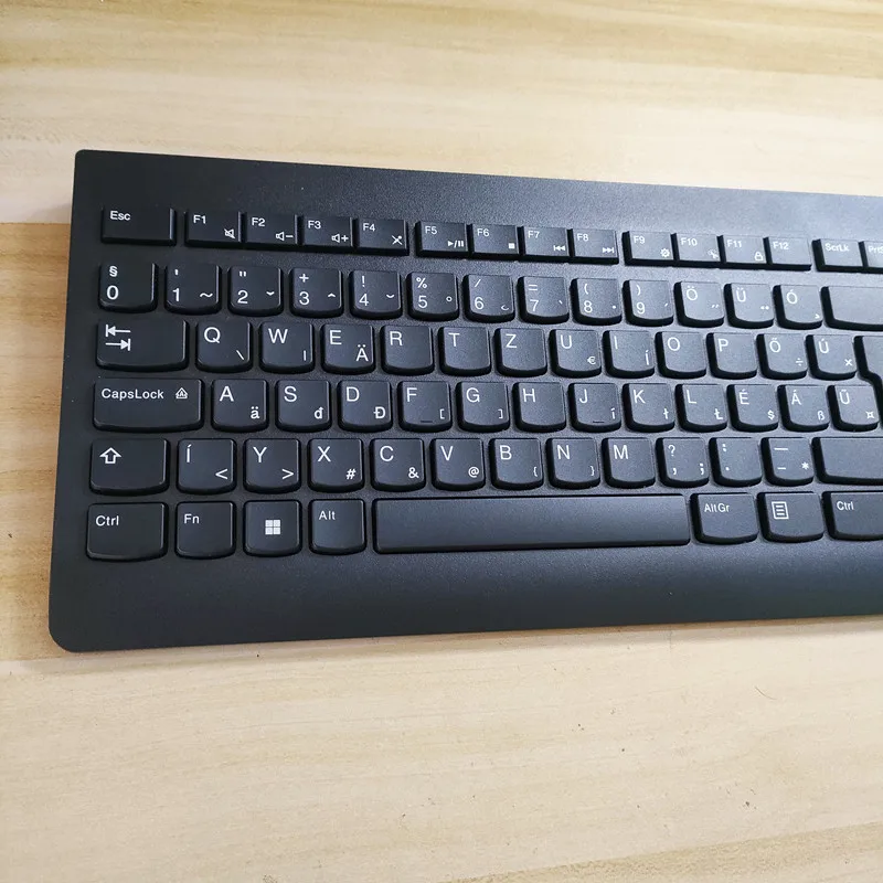 Juego de teclado y ratón inalámbricos con diseño de Hungría para teclado de escritorio para ordenador portátil Lenovo KBRFBU71 - imagen 3