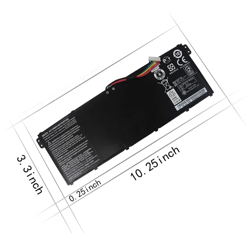 AC14B8K AC14B3K batería del ordenador portátil para acer aspire CB3-111 CB5-311 ES1-511 ES1-512 ES1-520 S1-521 ES1-531ES1-731 E5-771G V3-371 - imagen 4