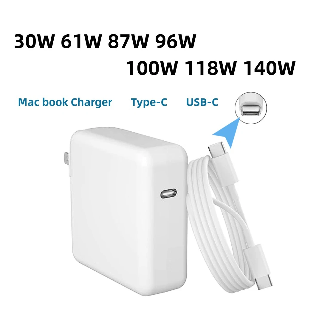 Cargador USB-C PD 100W para MacBook Pro 13 pulgadas - Carga rapida