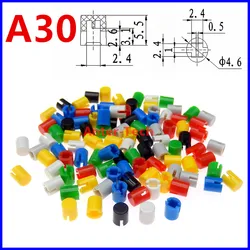 Cubierta de Botón A30 – Tapa Interruptor Táctil 6x6x2.4mm – Interior Cuadrado 100x2.4mm