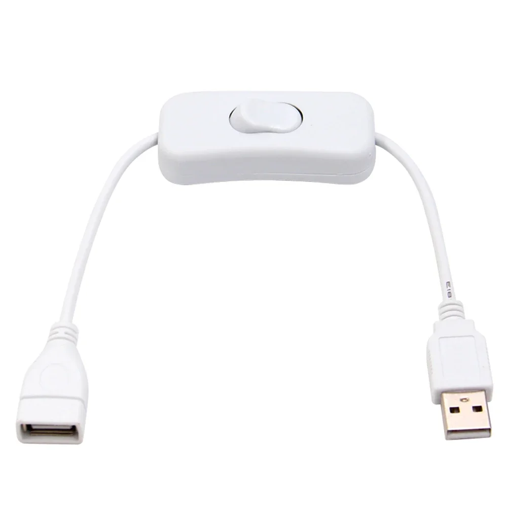 Cable USB de 28cm con interruptor de encendido/apagado, palanca de extensión para lámpara USB, línea de alimentación de ventilador USB, adaptador duradero de gran oferta - imagen 4