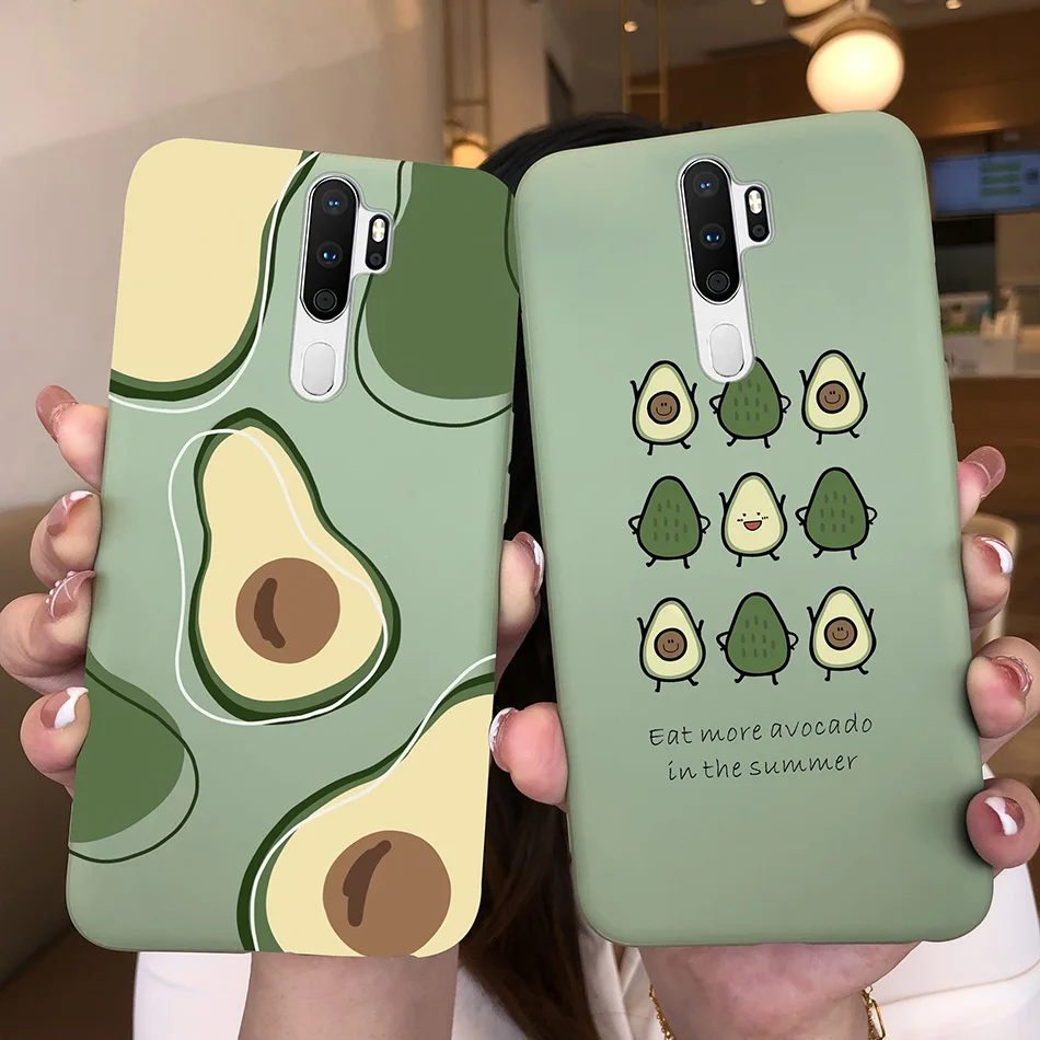 Para OPPO A5 A9 2020 A11x funda de silicona suave para OPPOA5 OPPOA9 OPPO A 9 2020 Fundas de teléfono moda lindo caramelo pintado Fundas - imagen 2