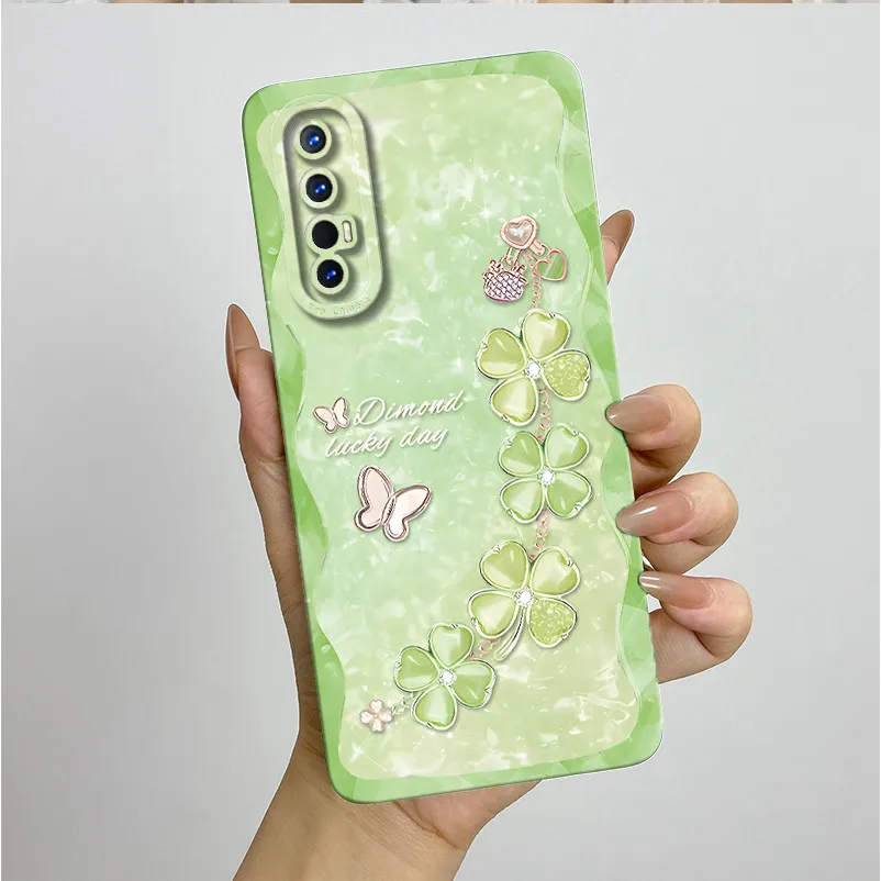 Para Oppo Find X2 Neo Find X2 Lite funda de teléfono estilo de moda silicona líquida suave a prueba de golpes funda protectora trasera antideslizante Fundas - imagen 3