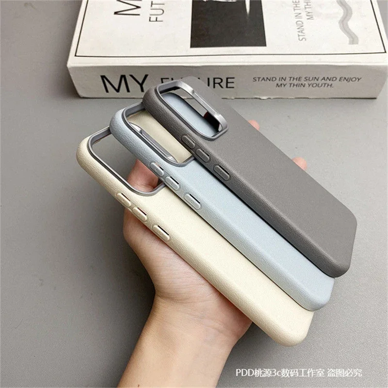 Funda para Reno 14F 14 F 5G, funda trasera de silicona PU de lujo para teléfono, carcasa de protección suave a prueba de golpes, parachoques de TPU para OPPO Reno 14 Pro - imagen 5
