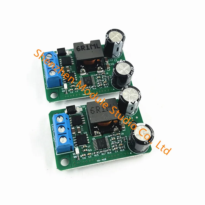 1 Uds HW-468 24V 12V a 5V/5A convertidor de potencia de rectificación síncrona 25W DC Buck módulo de fuente de alimentación reductor