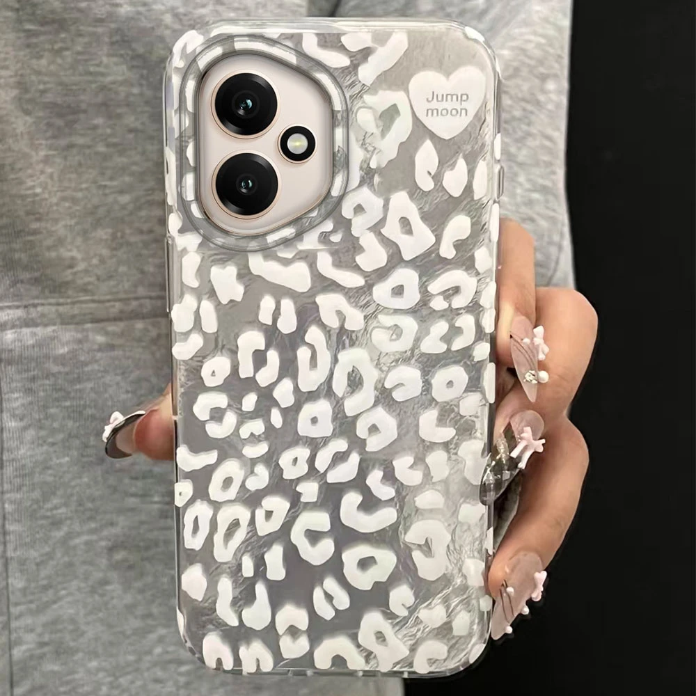 Funda de teléfono Retro de leopardo blanco para Honor 400 200 90 Smart Pro Magic7 6 5 70 Lite X9a X9c X9b X8b X8a X8c X7c X7b X6c X6 - imagen 3