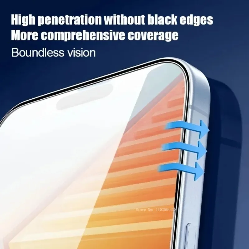 Protector de pantalla antiarañazos para IPhone 17 16 15 14 Pro Max 16e 15 14 Plus 13 12 11 Pro, vidrio templado HD sin polvo, 2 uds. - imagen 5