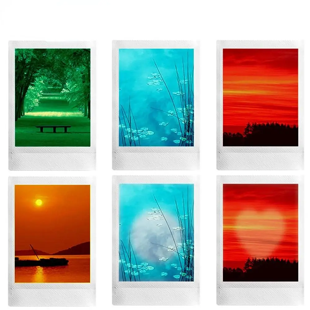 Juego de filtros para cámara instantánea Fujifilm Instax Mini 12, lente de filtro colorida de primer plano, accesorios fotográficos, 4/6 Uds. - imagen 4