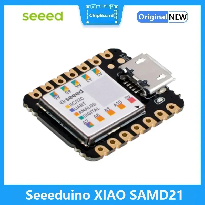 Interfaz Seeeduino XIAO SAMD21 Cortex M0 + Nano 48MHZ SPI I2C para herramienta de desarrollo de sistema Arduino IDE/IOT tipo c