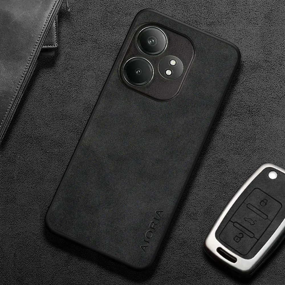 Para Realme GT Neo6 SE GT6 GT 6T funda Capa nuevo diseño estilo de negocios Premium PU Funda de cuero para teléfono coque funda - imagen 4