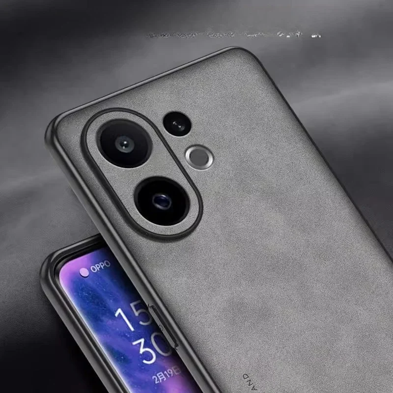 Para VIVO S30 Pro Mini funda de teléfono de cuero PU liso de lujo para VIVO S30 funda trasera de protección de silicona suave mate a prueba de golpes - imagen 2