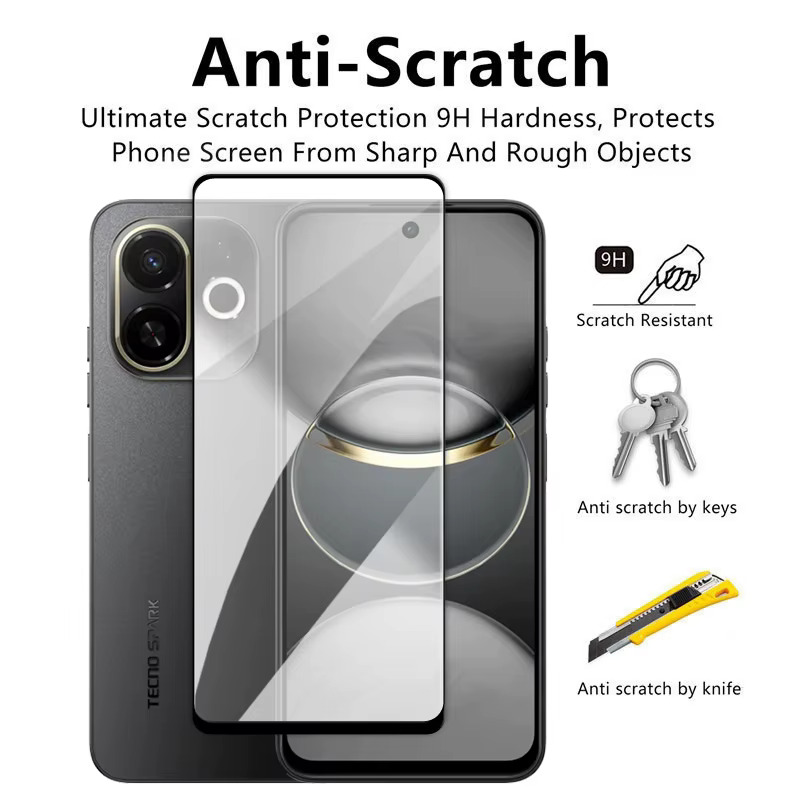 Tecno Spark 30C 5G Protector Pantalla Vidrio Templado 2.5D Completo - imagen 4