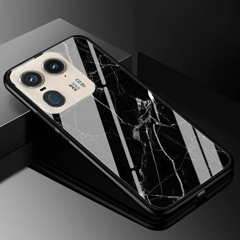 Para Motorola Edge 50 Ultra funda de vidrio templado para Moto Edge 50 Fusion Edge50 Pro parachoques trasero duro para Edge 50Ultra - imagen 3