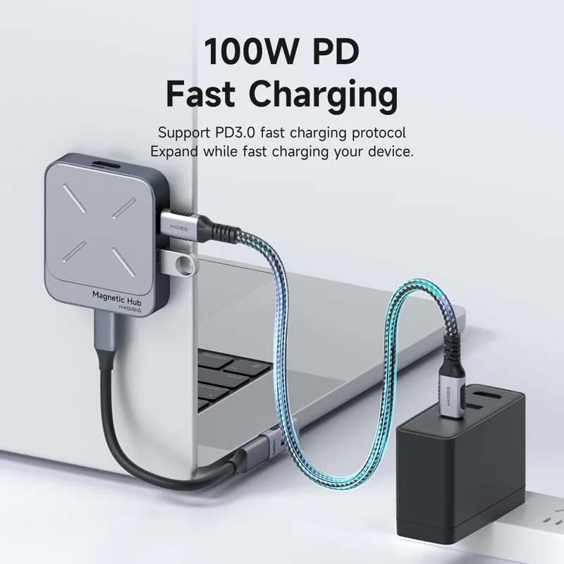 Hub USB-C 100W PD 4K HDMI Thunderbolt 4 – Multipuerto MacBook