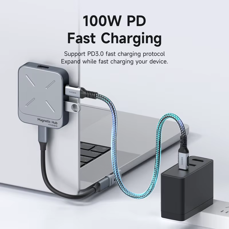 Hub USB-C 100W PD 4K HDMI Thunderbolt 4 – Multipuerto MacBook