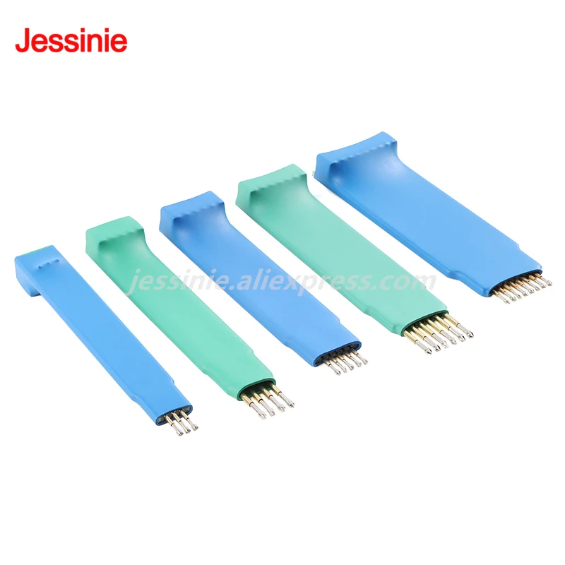 3P 4P 5P 6P 8P 2,0mm 2,54mm aguja de prueba de resorte Pin programa STC STM32 STM8 Chip máquina quema escritura microcontrolador programación - imagen 3